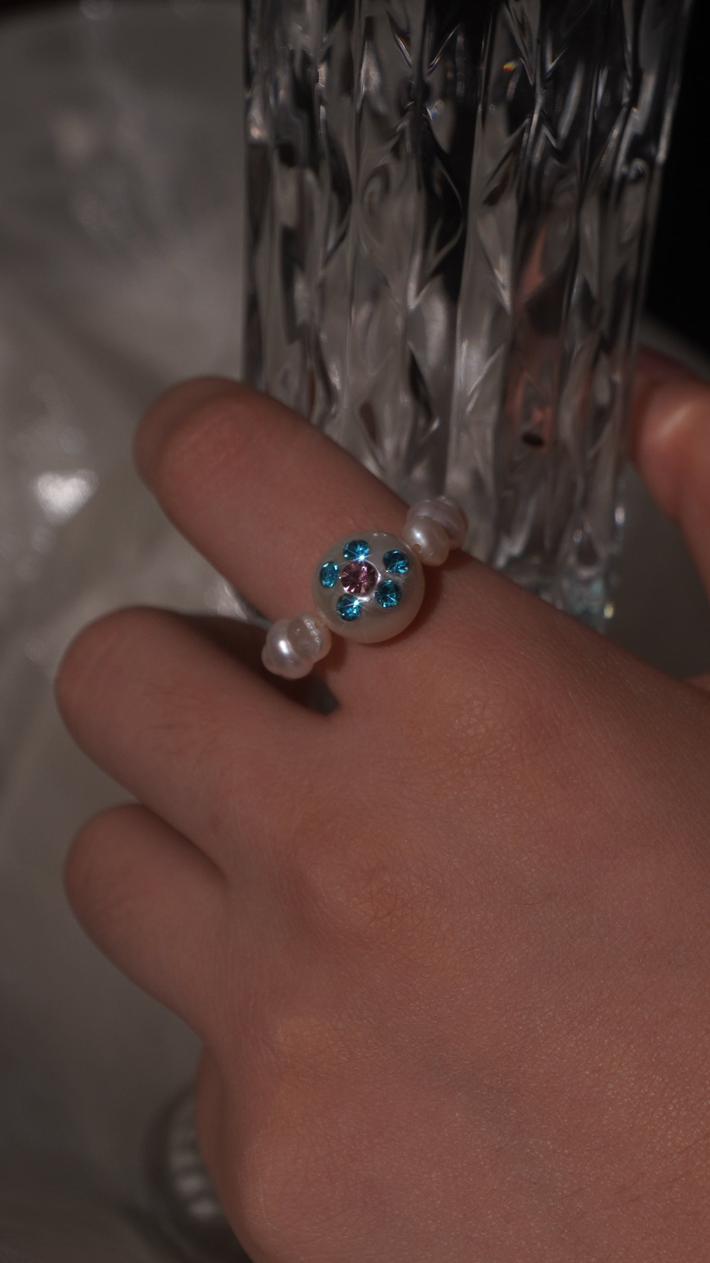 Baroque Blooms rings