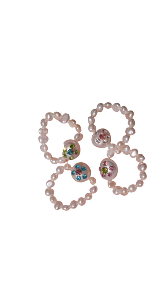 Baroque Blooms rings